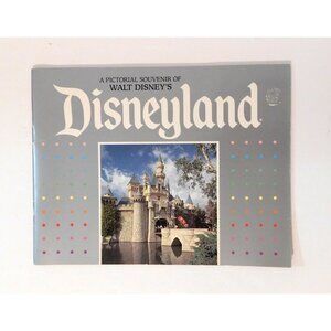Walt Disneys Disneyland Pictorial Souvenir Booklet 1980s Colorful Photos